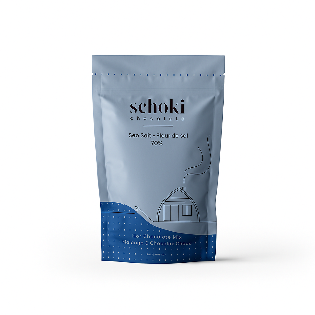 Schoki Vancouver Island Sea Salt Hot Chocolate Mix - ethical chocolatier from canada