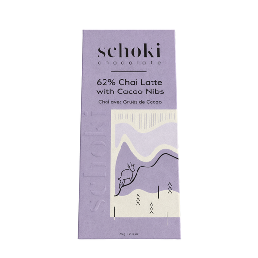 craft chai tea chocolate with cacao nibs