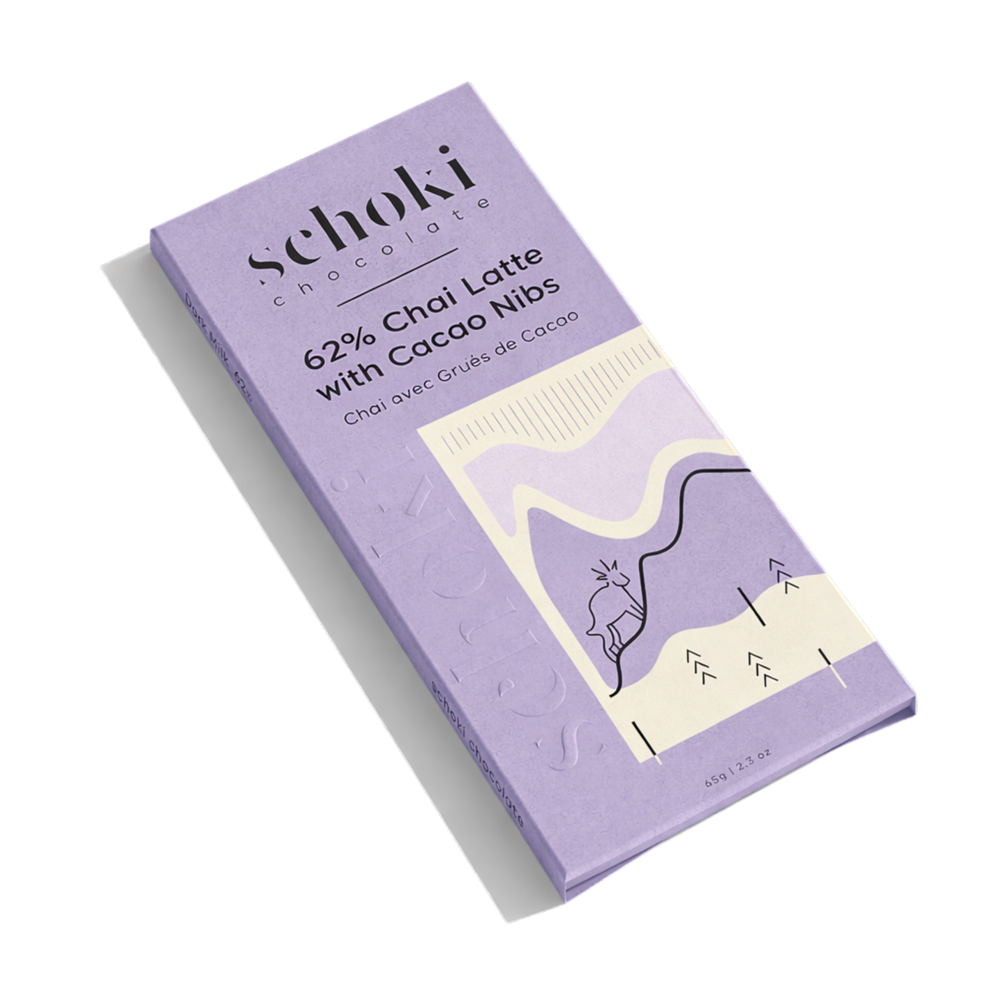 craft chai tea chocolate with cacao nibs