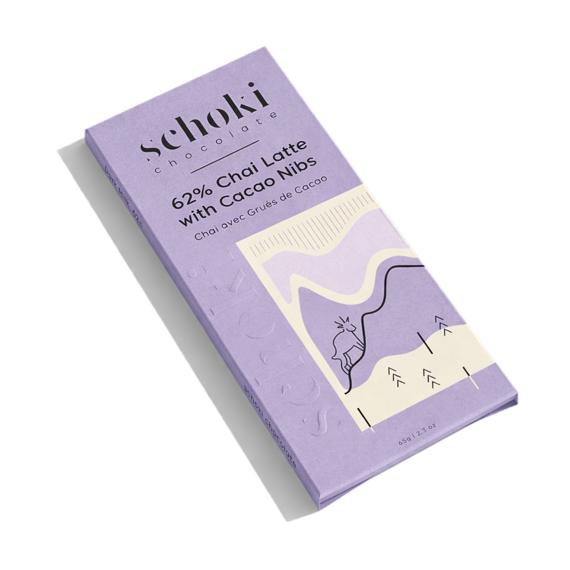 craft chai tea chocolate with cacao nibs