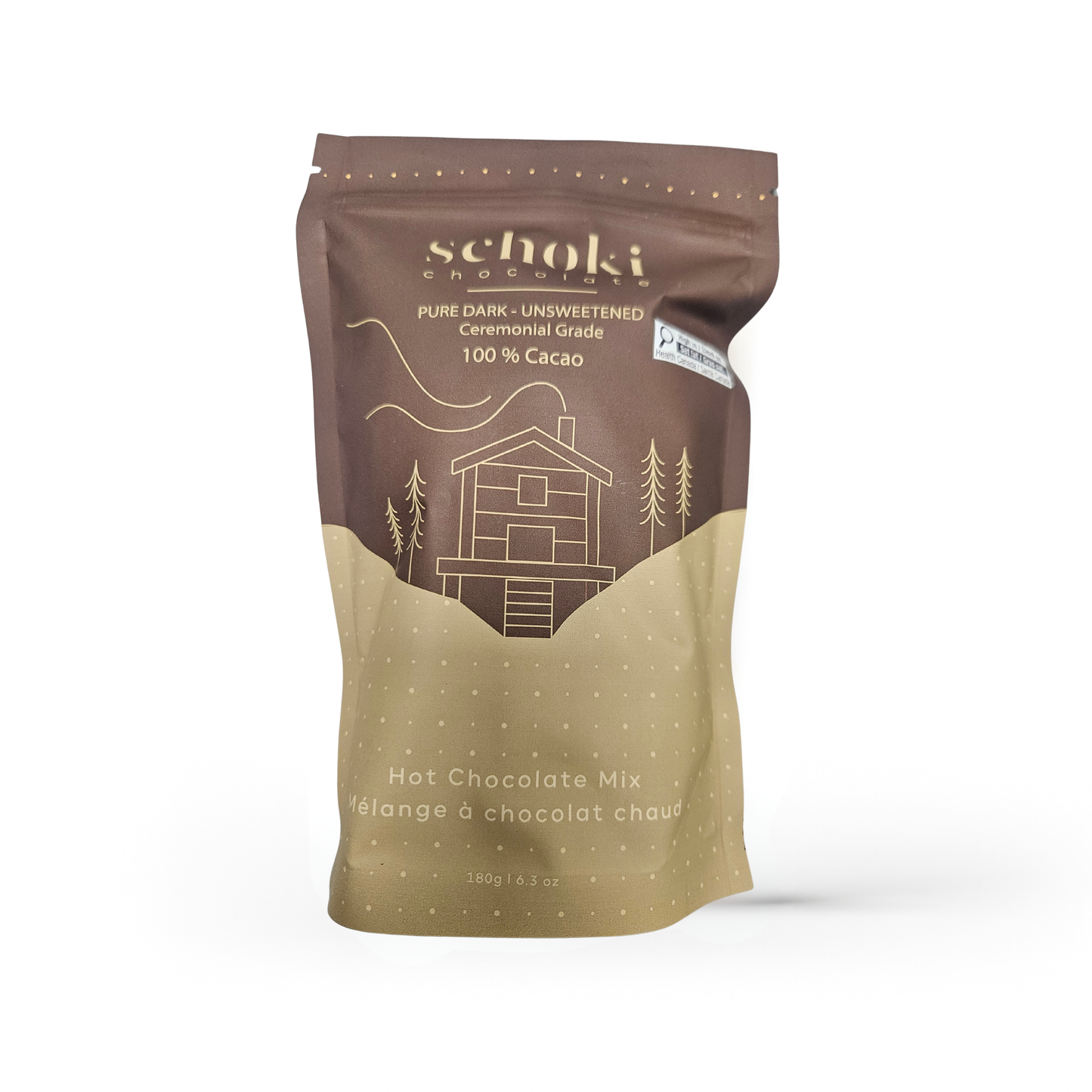 100% Dark Hot Chocolate Mix | Ceremonial Grade | Unsweetened [8-pack]